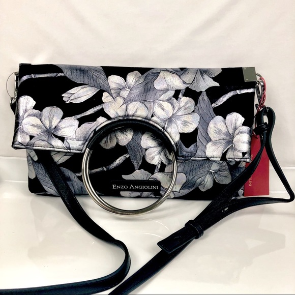 Enzo Angiolini Lanx Foldover Crossbody - Picture 4 of 8